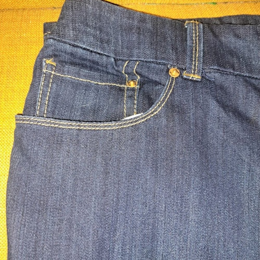 Seven7 Thalia Luxe Bootcut blue jeans Size 24 - Picture 4 of 12